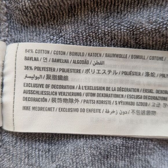 Abercrombie & Fitch Velour Sleeves T-Shirt Nostalgiacore Preppy Athleisure MD - Picture 9 of 10